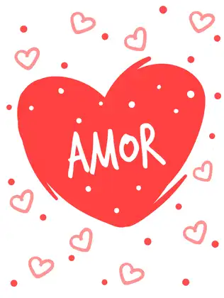Amor 38, arte QPV-024 para quadro em PVC
